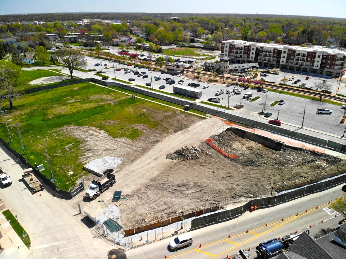 Harmony Square under construction on April 24, 2024